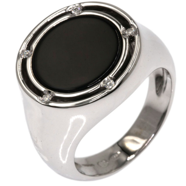 Damiani ダミアーニ オニキス 5P ダイヤモンド リング・指輪 K18 