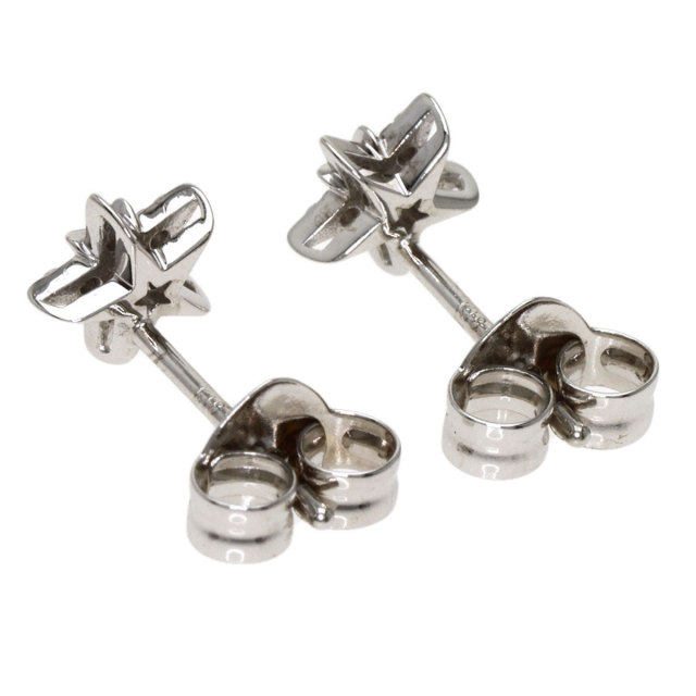 STAR JEWELRY スタージュエリー スターモチーフ ダイヤモンド ピアス 