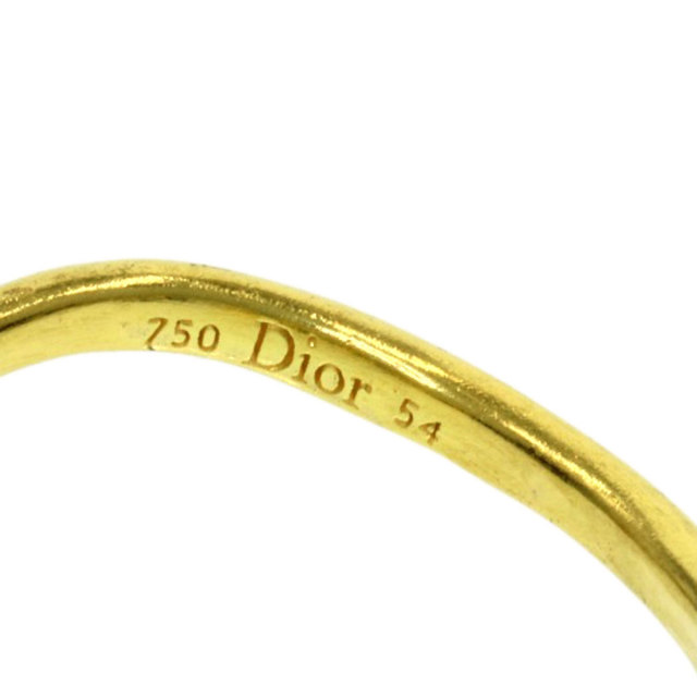 Dior ディオール oui 1P ダイヤモンド #54 リング・指輪 K18イエロー 