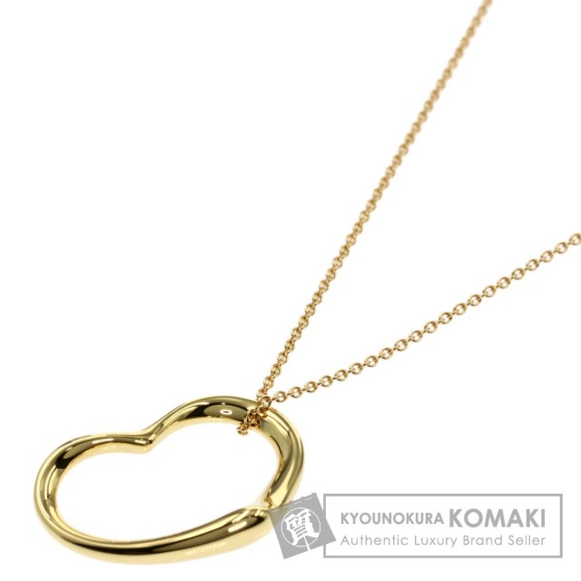 Tiffany & Co. ゴールド ハートネックレス TIFFANY&Co. ティファニー ラビング ハート ネックレス 18金 K18