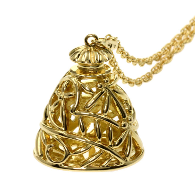 MIKIMOTO ミキモト ベル ネックレス K18イエローゴールド レディース 