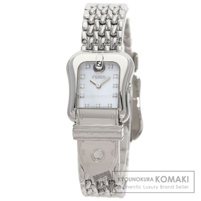 FENDI フェンディ 3800L 11P ダイヤモンド 腕時計 ステンレススチール  