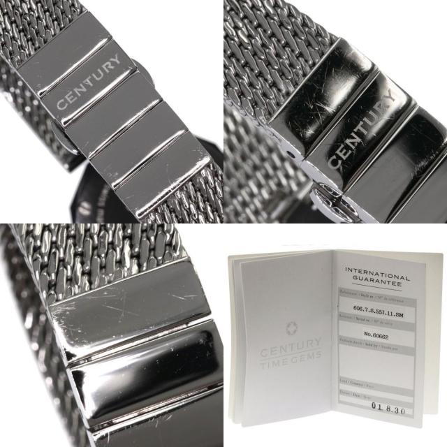 CENTURY センチュリー プライムタイム 腕時計 ステンレススチール/SS  