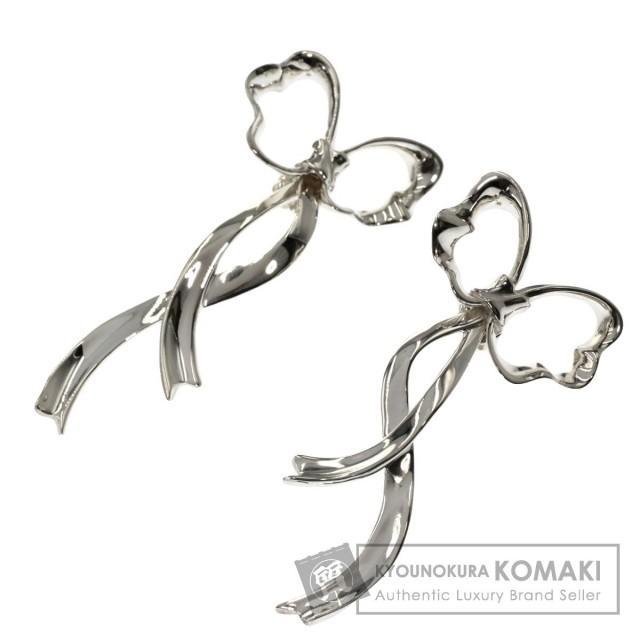 Tiffany & Co. ブローチ リボン モチーフ ピン シルバー（Tiffany&Co  