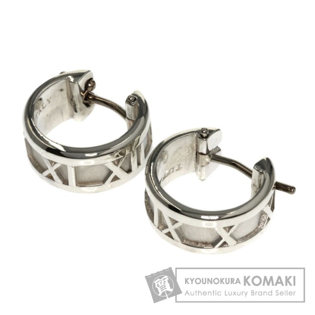 ティファニー TIFFANY&CO アトラス フープ ピアス SV925 TIFFANY&Co. アトラス フープ ピアス SV925 シルバー