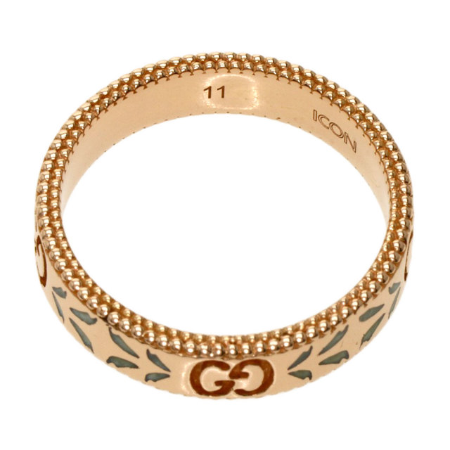 GUCCI リング　アイコンブルーム　ピンクゴールド GUCCI グッチ アイコンブルーム ダイヤモンド #11 リング・指輪