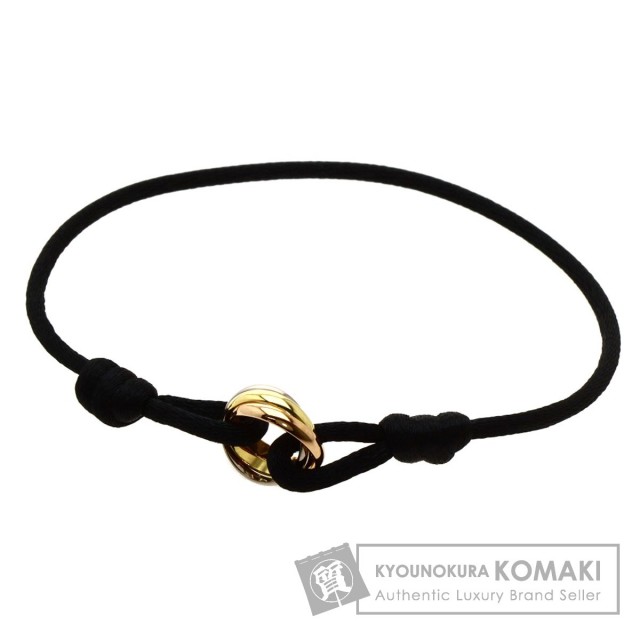 CARTIER カルティエ トリニティ コットンコード ブレスレット K18  