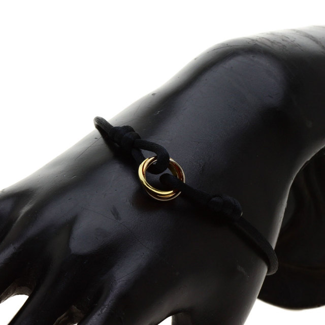 CARTIER カルティエ トリニティ コットンコード ブレスレット K18 