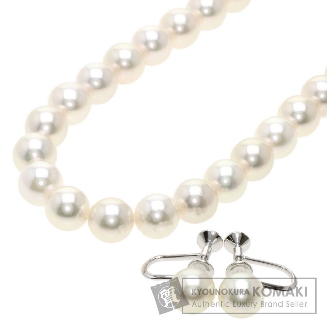 MIKIMOTO ミキモト アコヤパール 真珠 イヤリングセット ネックレス 