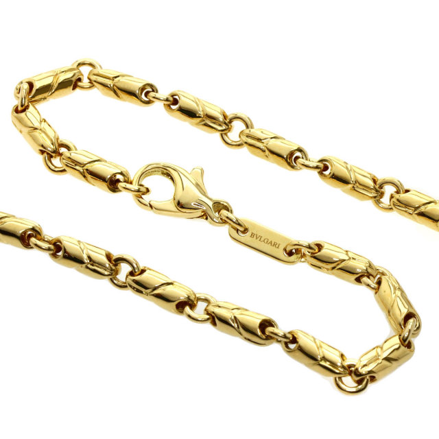 BVLGARI ブルガリ パッソドッピオ ネックレス K18イエローゴールド  