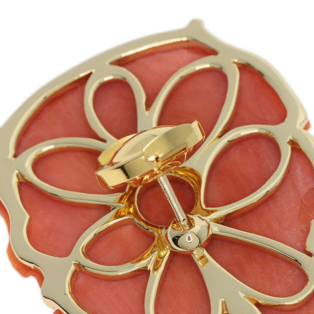 2way k18 珊瑚ネックレス