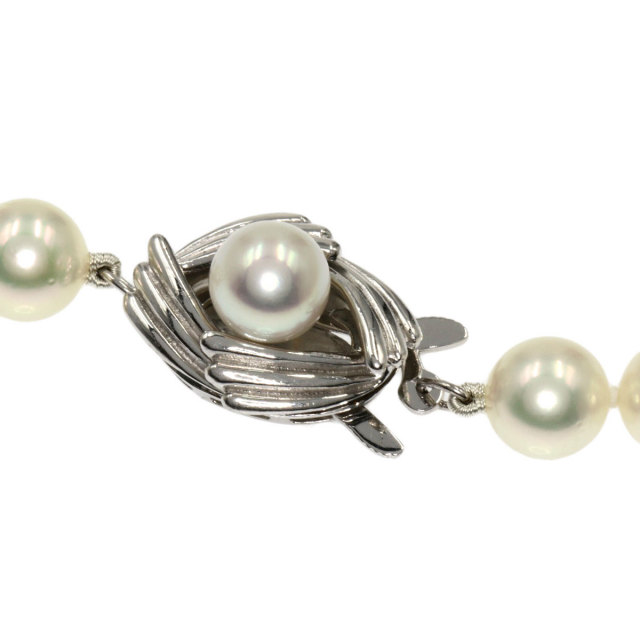 MIKIMOTO ミキモト アコヤパール 真珠 ロング ネックレス K14ホワイト  