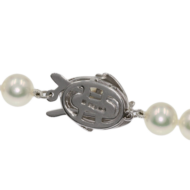 MIKIMOTO ミキモト アコヤパール 真珠 ロング ネックレス K14ホワイト 
