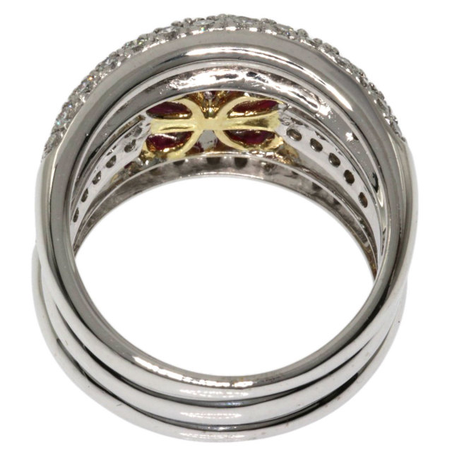 Ponte Vecchio ポンテヴェキオ ルビー ダイヤモンド リング・指輪 K18  