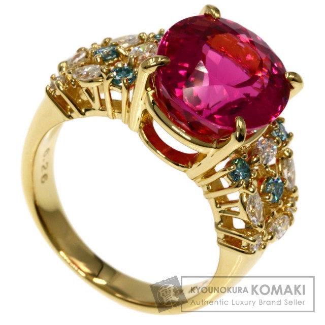 TASAKI タサキ ピンクトルマリン ダイヤモンド リング・指輪 K18 