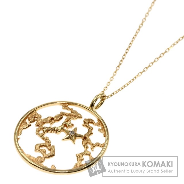 STAR JEWELRY スタージュエリー ダイヤモンド ネックレス K10ピンク 