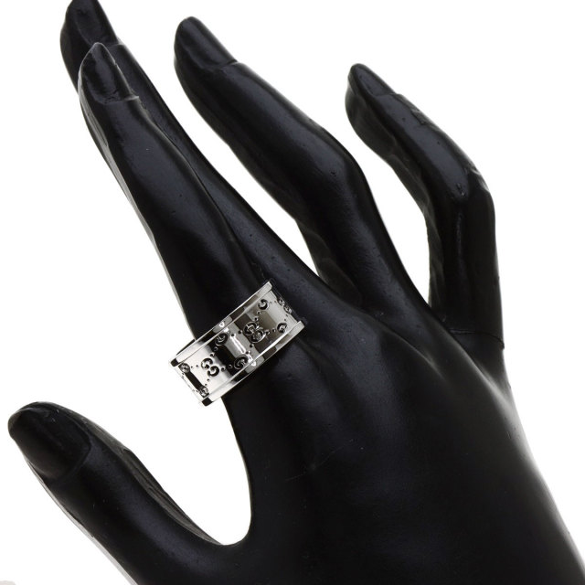 GUCCI グッチ アイコン トワール #19 リング・指輪 K18ホワイト  