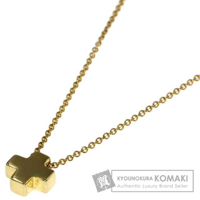 TIFFANY&Co. ティファニー ローマンクロス ネックレス K18イエロー  