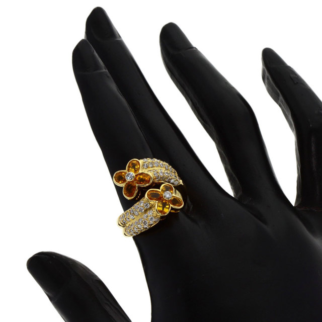 Ponte Vecchio ポンテヴェキオ サファイア ダイヤモンド フラワー