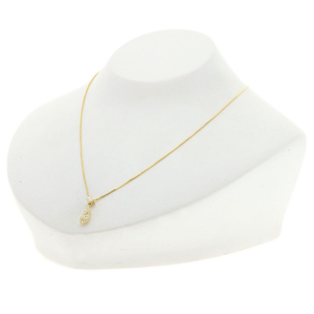 star sand 星の砂 ダイヤモンド ネックレス K18イエローゴールド  