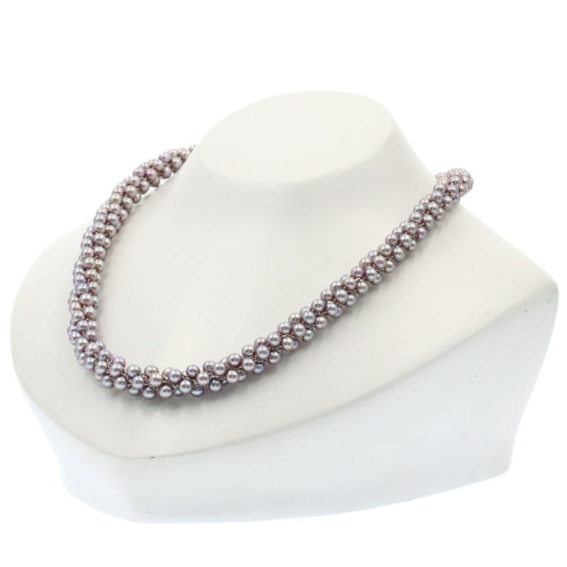 TASAKI タサキ フローラパール 真珠 ネックレス K18ホワイトゴールド  