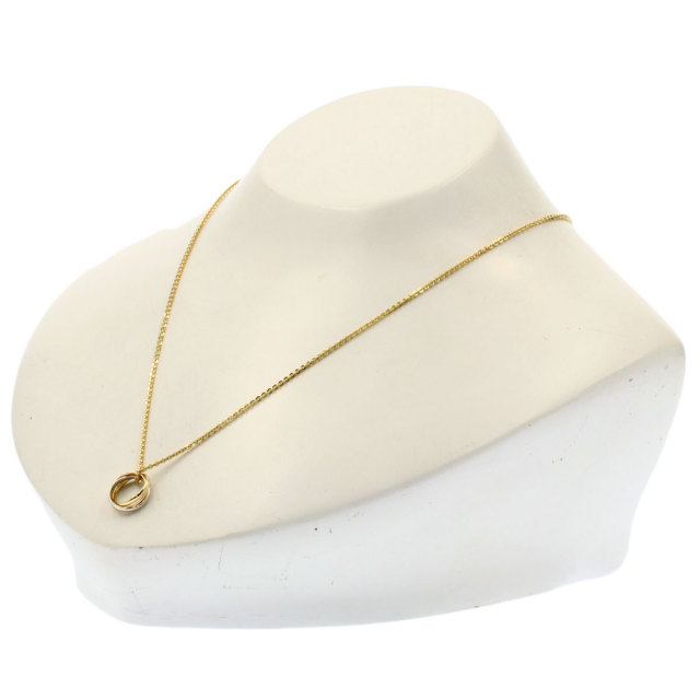 CARTIER カルティエ トリニティ ネックレス K18イエローゴールド/K18WG 