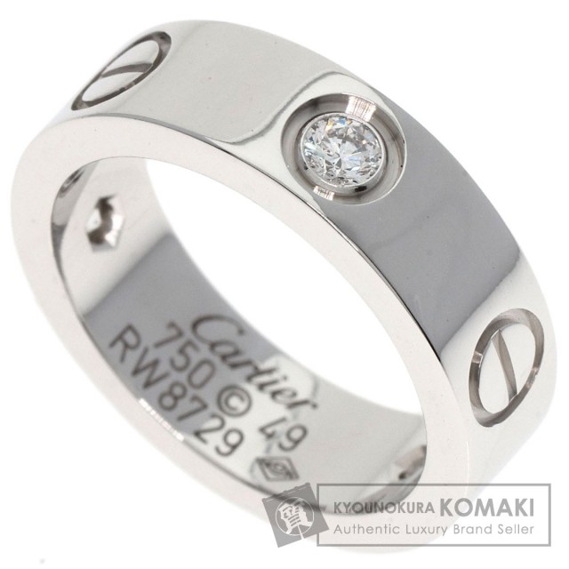 CARTIER カルティエ ラブリング 3P ダイヤモンド #49 リング・指輪 K18  