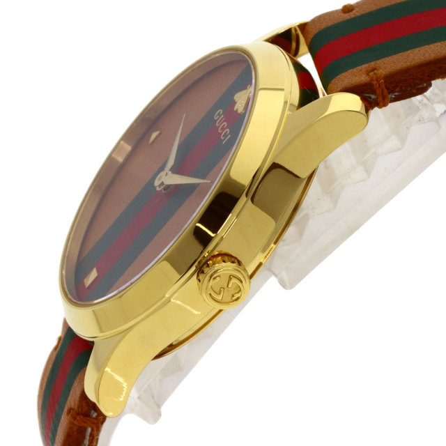 Gucci Timepieces Gucci Ya1264077 Gucci G-timeless LEATHER STRAP