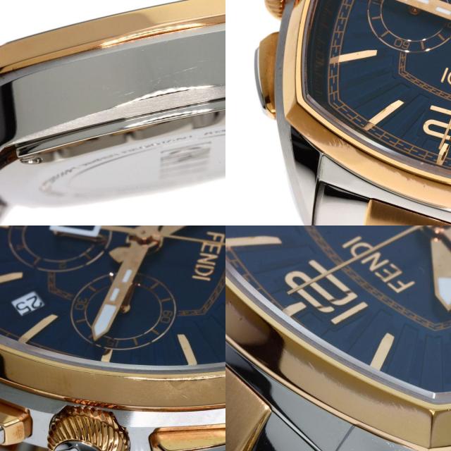 FENDI フェンディ 22400L モメント クロノグラフ 腕時計 ステンレス