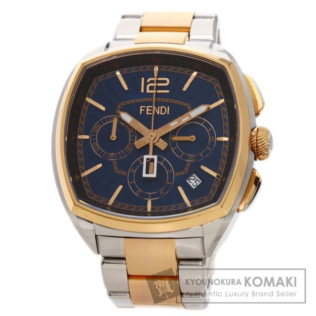 FENDI フェンディ 22400L モメント クロノグラフ 腕時計