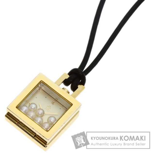 MIKIMOTO ミキモト ペンダントウォッチ パール 真珠 腕時計 GP/GP  