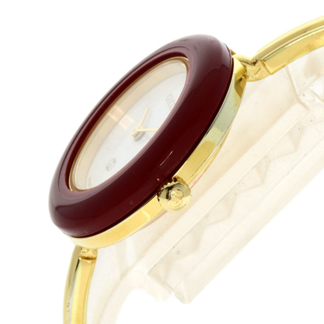 GUCCI グッチ 1100-L チェンジベゼル 腕時計 GP/GP レディース  