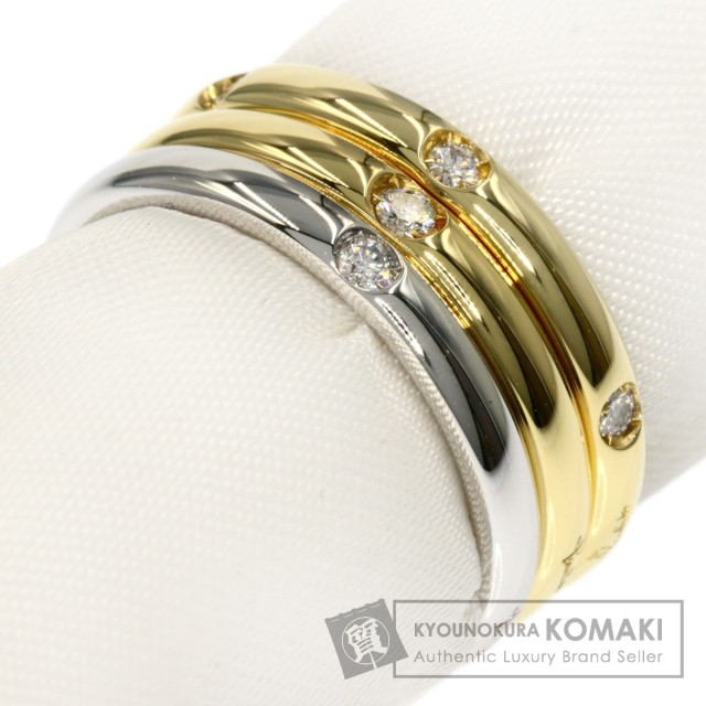 Pomellato ポメラート ルッチョレ 3連 ダイヤモンド リング・指輪 K18  