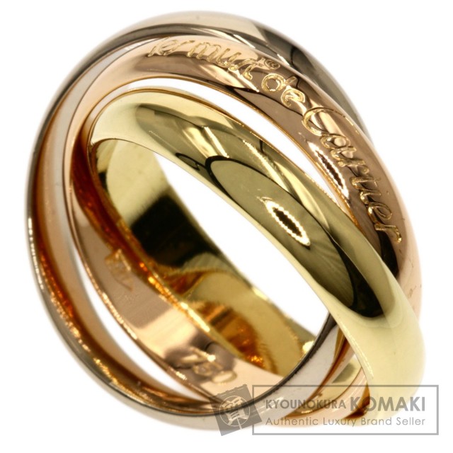 CARTIER カルティエ トリニティ #49 リング・指輪 K18イエローゴールド 