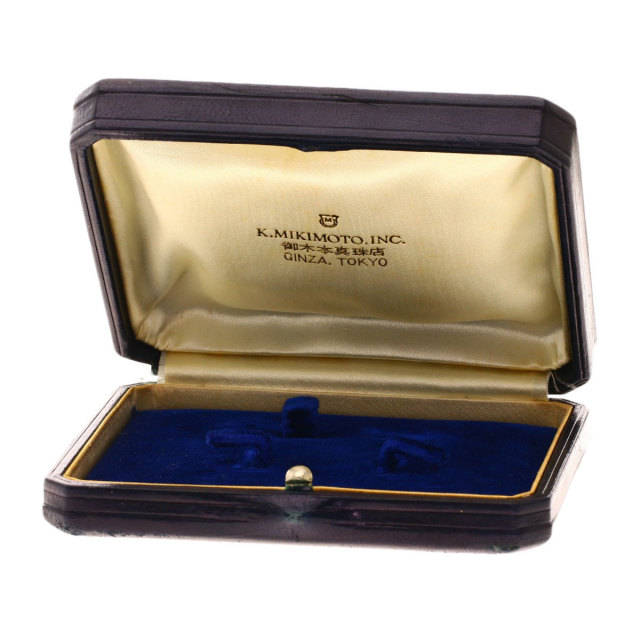 MIKIMOTO ミキモト アコヤパール 真珠 カフスセット タイピン K18 