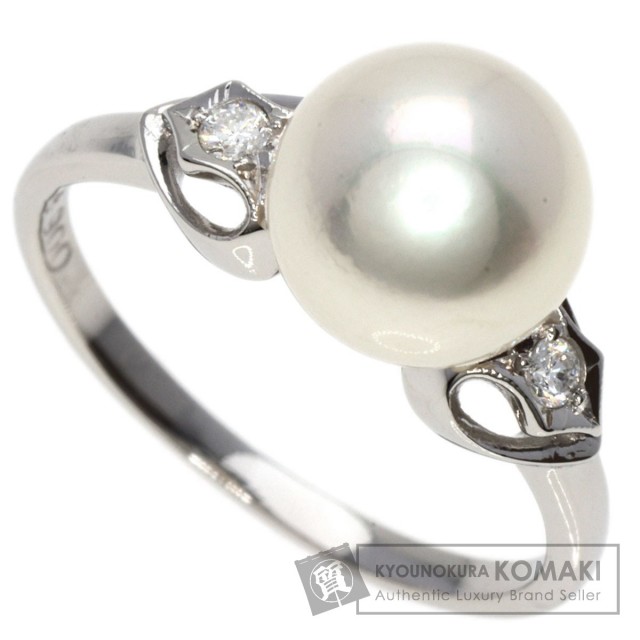 MIKIMOTO ミキモト アコヤパール 真珠 ダイヤモンド リング・指輪 