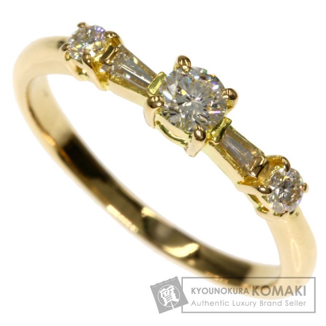 0.37ct ダイヤモンド リング・指輪 K18イエローゴールド 2.4g ...