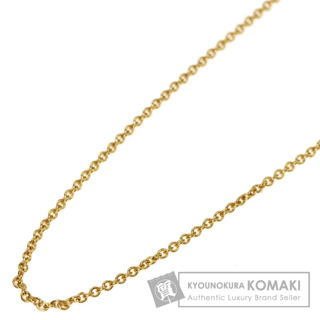 TIFFANY&Co. ティファニー チェーン 45cm ネックレス K18イエロー  