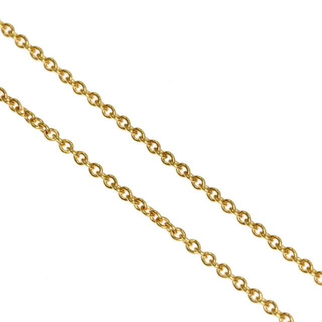 TIFFANY&Co. ティファニー チェーン 45cm ネックレス K18イエロー 