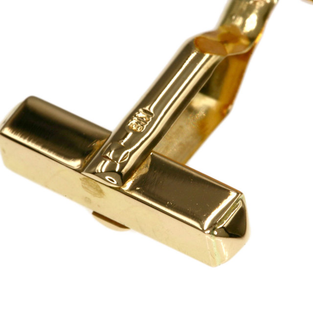 マベパール 真珠 カフス K18イエローゴールド 6.8g メンズ