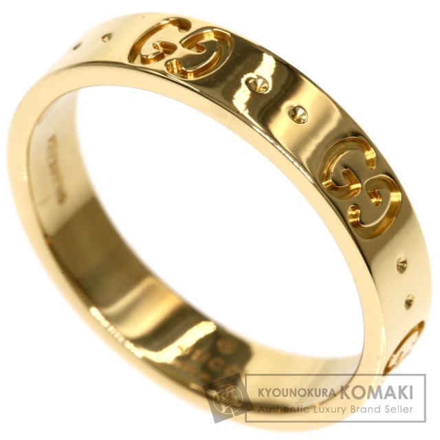 GUCCI グッチ アイコン #14 リング・指輪 K18イエローゴールド レディース 