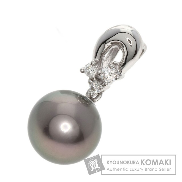 ○田崎真珠 アコヤ真珠ネックレストップpt900 田崎真珠 アコヤ真珠