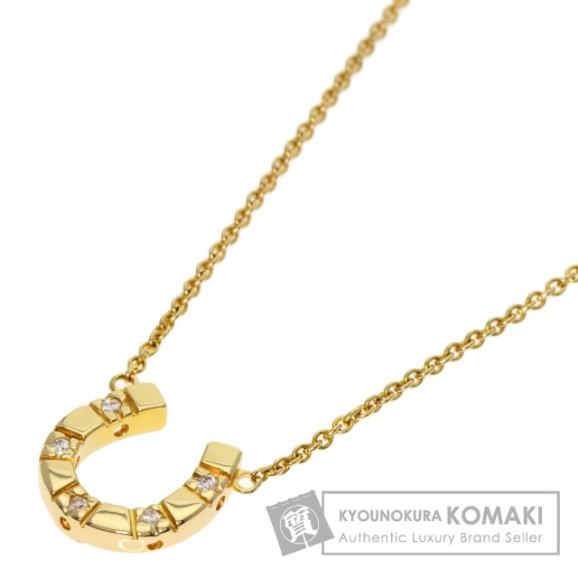 STAR JEWELRY スタージュエリー ホースシュー ダイヤモンド ネックレス 