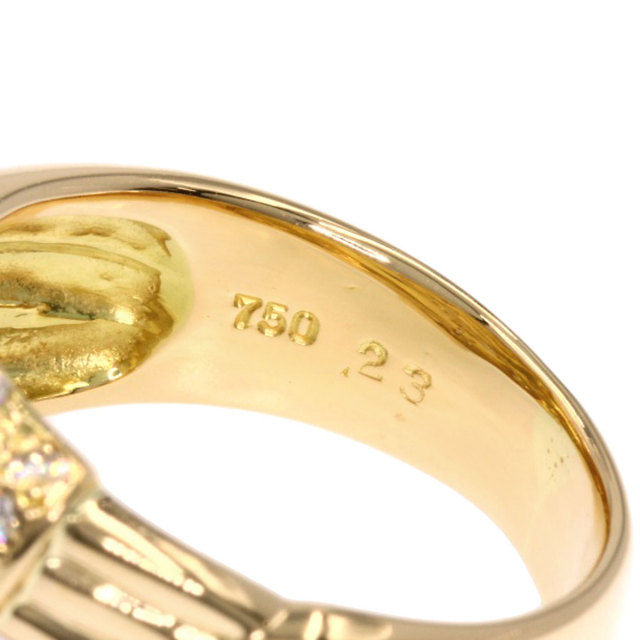 CELINE セリーヌ ダイヤモンド リング・指輪 K18イエローゴールド