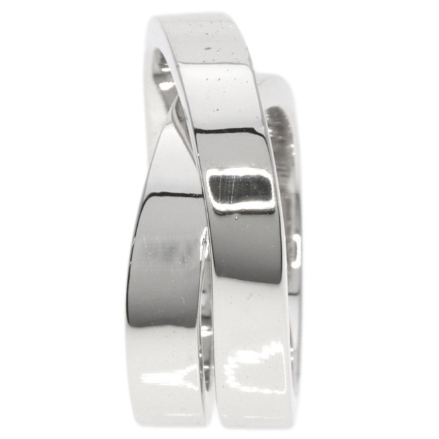 【使用回数5回程】カルティエ　Cartier パリリング　7号　ホワイトゴールド 使用回数5回程】カルティエ Cartier パリリング 7号 ホワイト