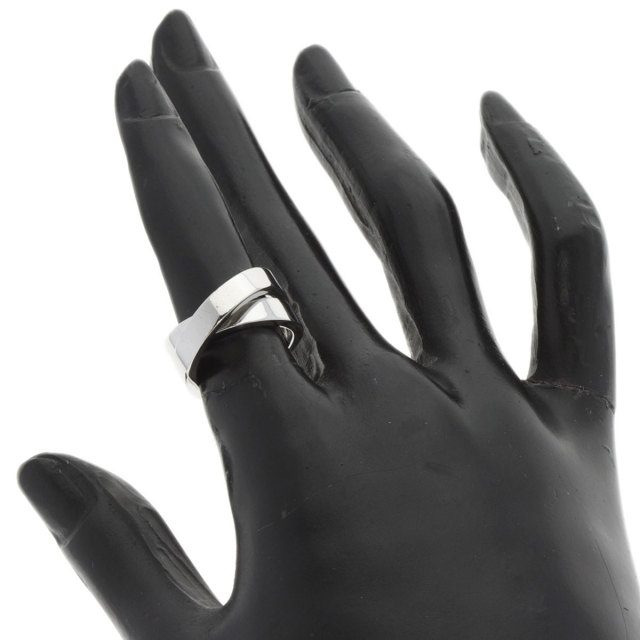 カルティエCartier パリリング指輪ホワイトゴールド7.5号 カルティエCartier パリリング指輪ホワイトゴールド7.5号 カルティエ