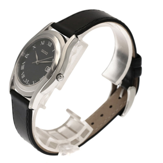 GUCCI グッチ 5500M 腕時計 ステンレススチール/革 メンズ
