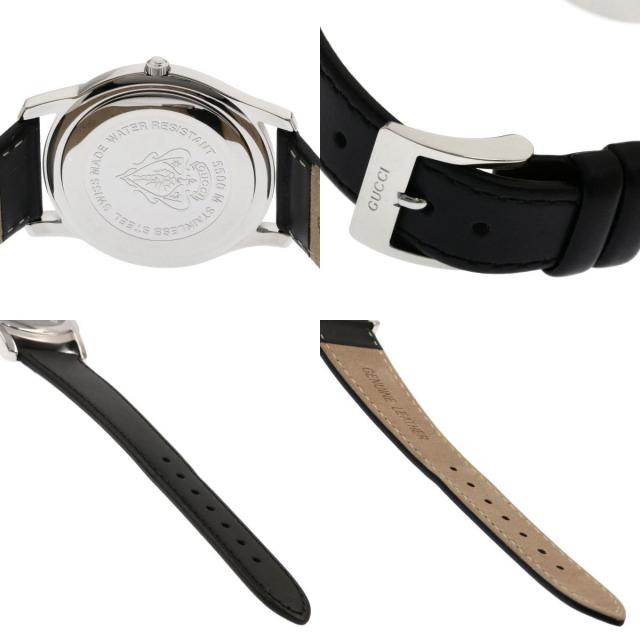 GUCCI グッチ 5500M 腕時計 ステンレススチール/革 メンズ