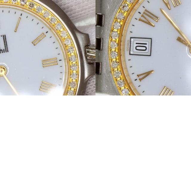 Dunhill ダンヒル エリート ダイヤモンドベゼル 腕時計 ステンレス  