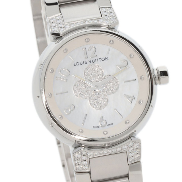 LOUIS VUITTON ルイヴィトン Q121P タンブール フォーエバー 腕時計  